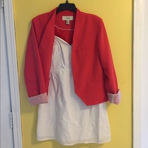 Red/Orange Blazer Jacket
